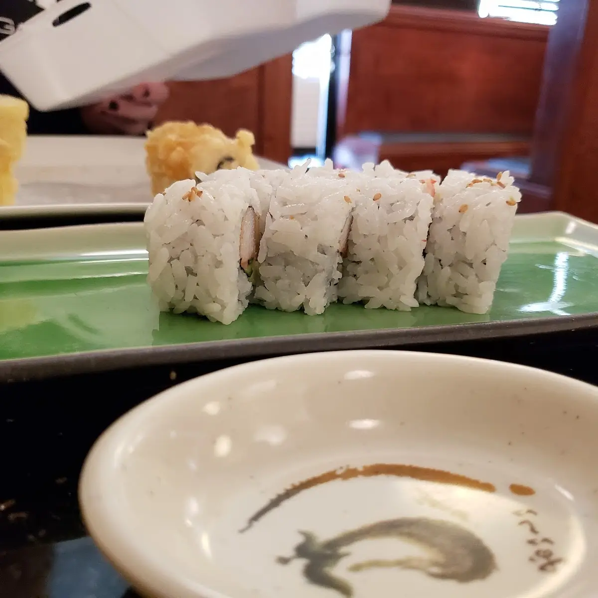 California Roll with Pickled Ginger