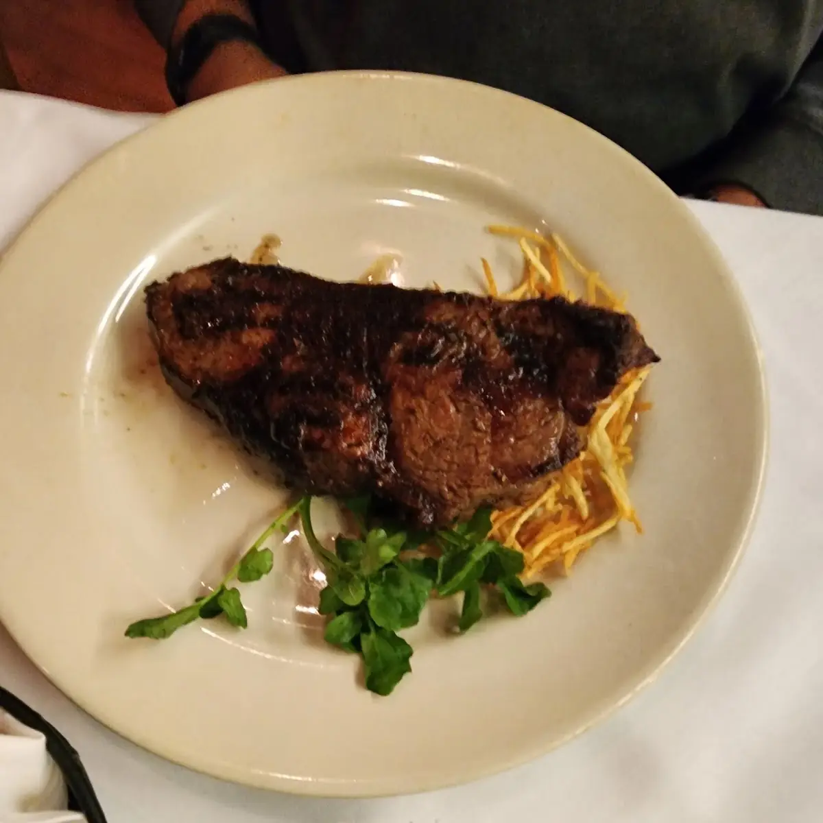 Filet Mignon with Shoe String Fries