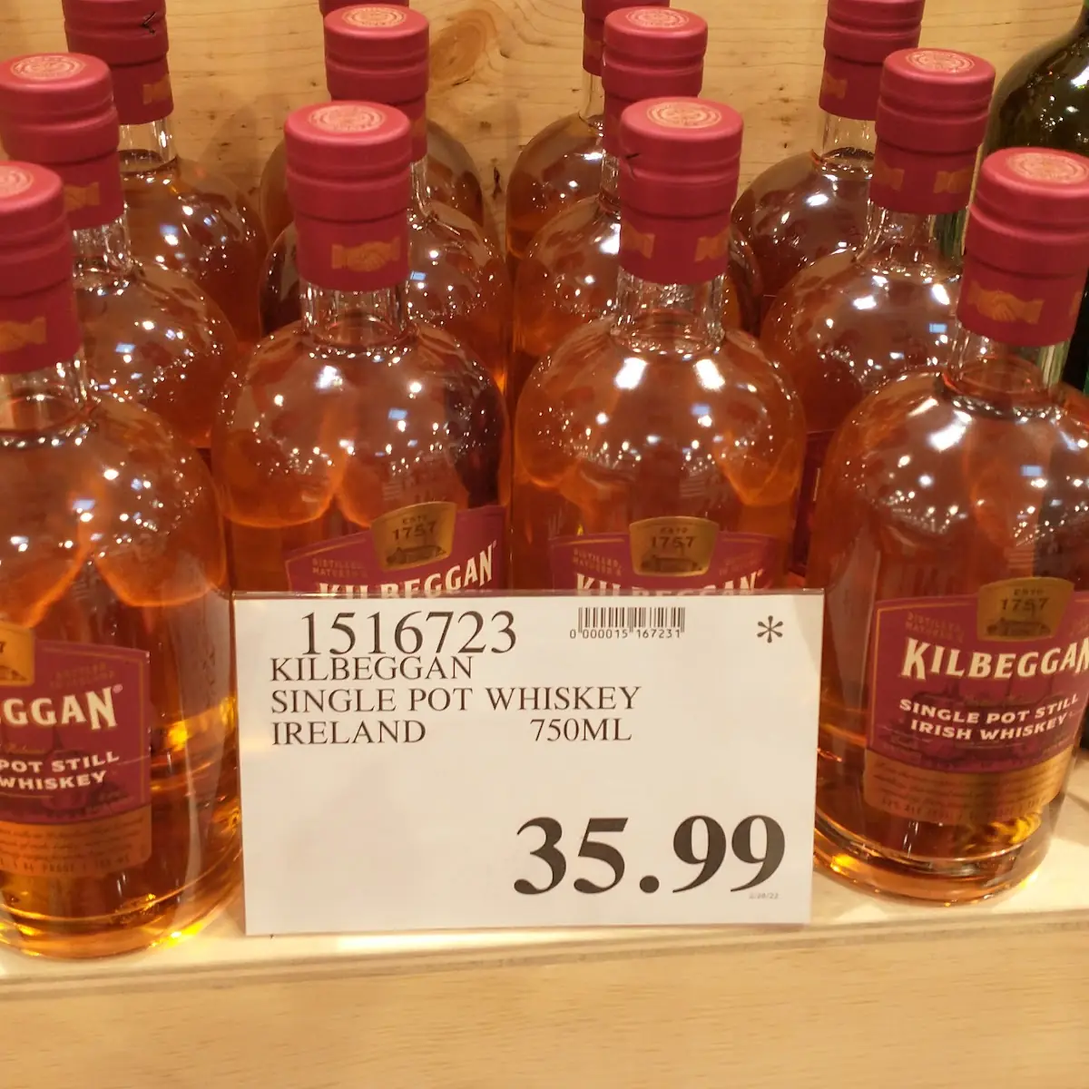Kilbeggan Irish Whiskey