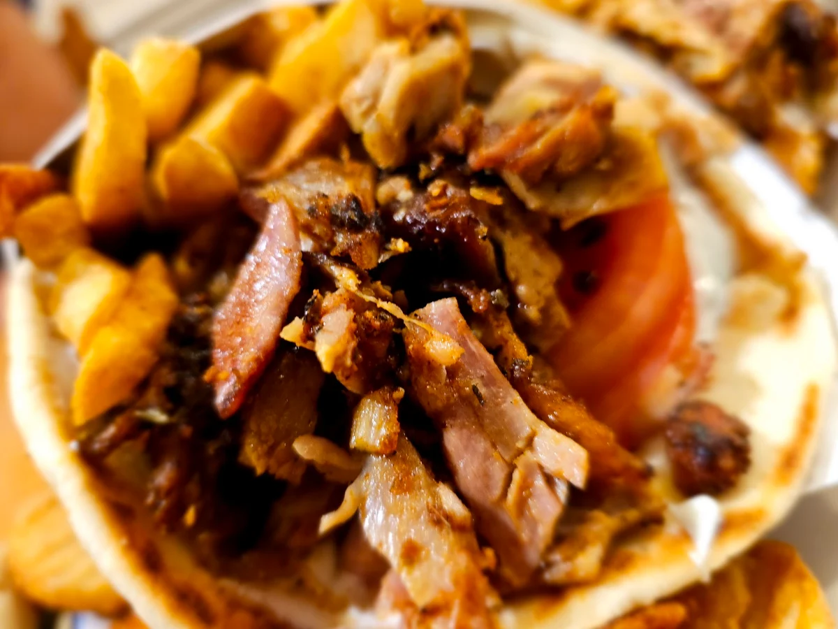 Chicken Souvlaki Pita, Messini Authentic Gyros
