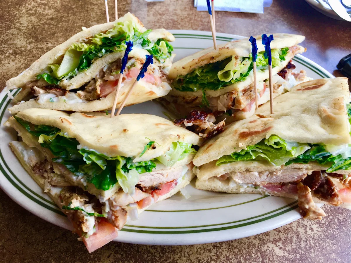 Greek Club Sandwich, Messini Authentic Gyros