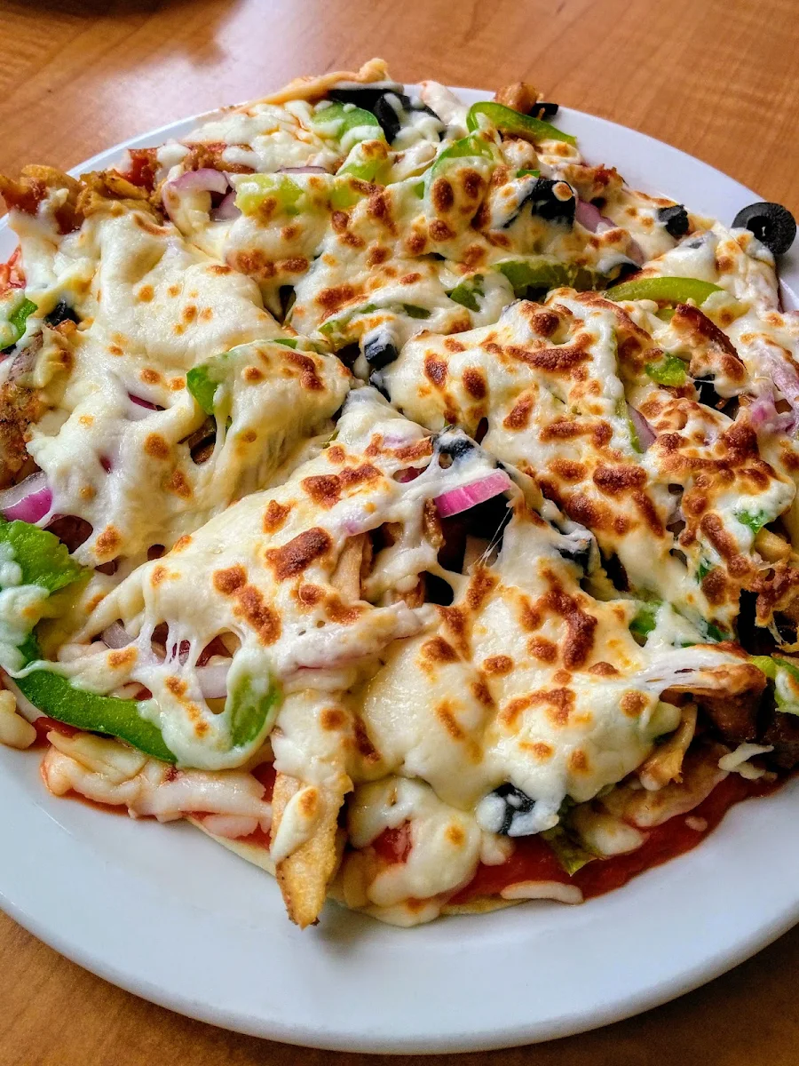 Gyro Pizza, Messini Authentic Gyros