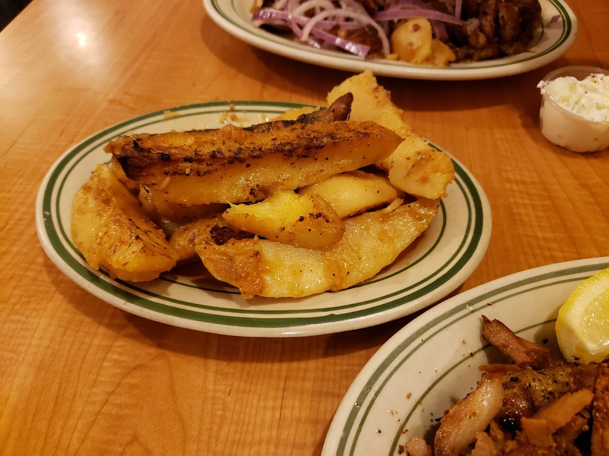 Roasted Potatoes, Messini Authentic Gyros