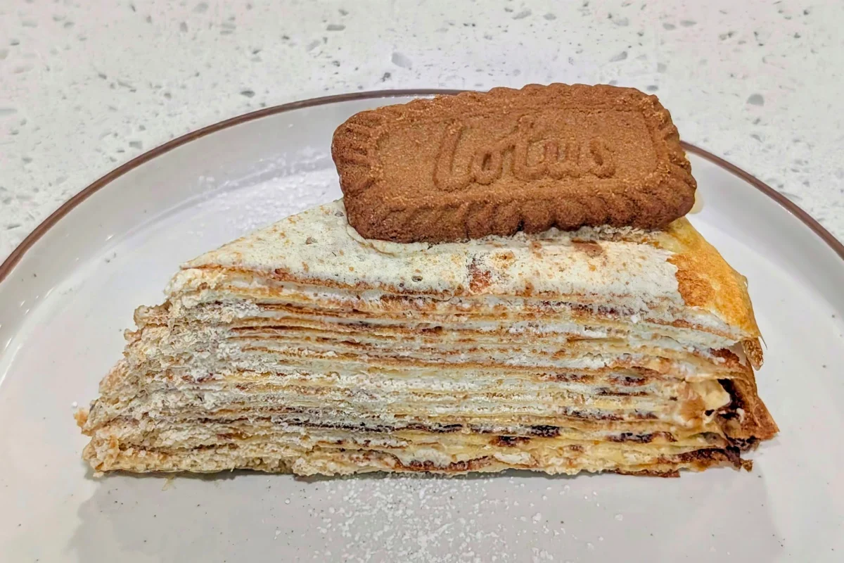 Biscoff Crêpe Cake