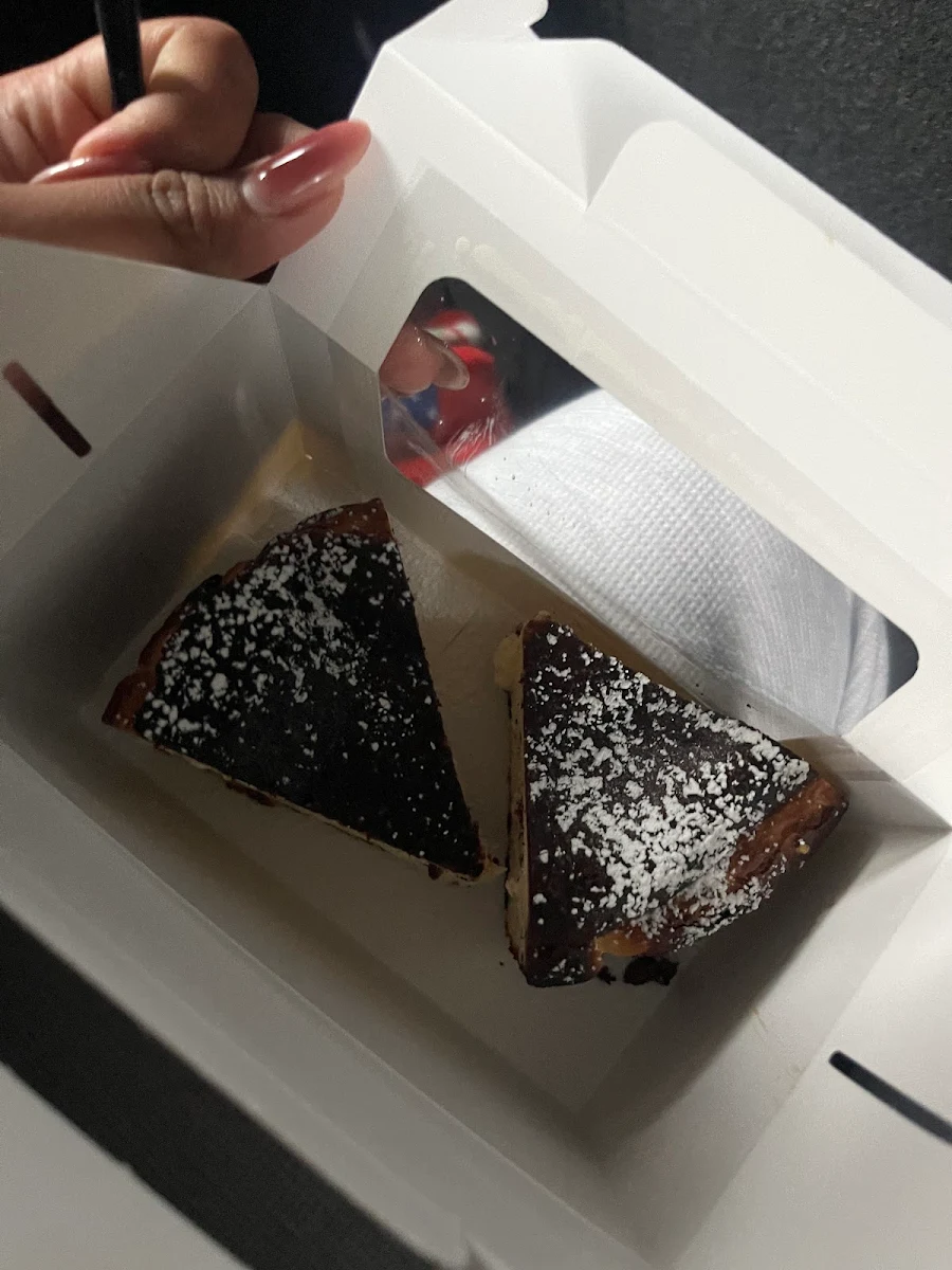 Goat Cheese Cheesecake Slice