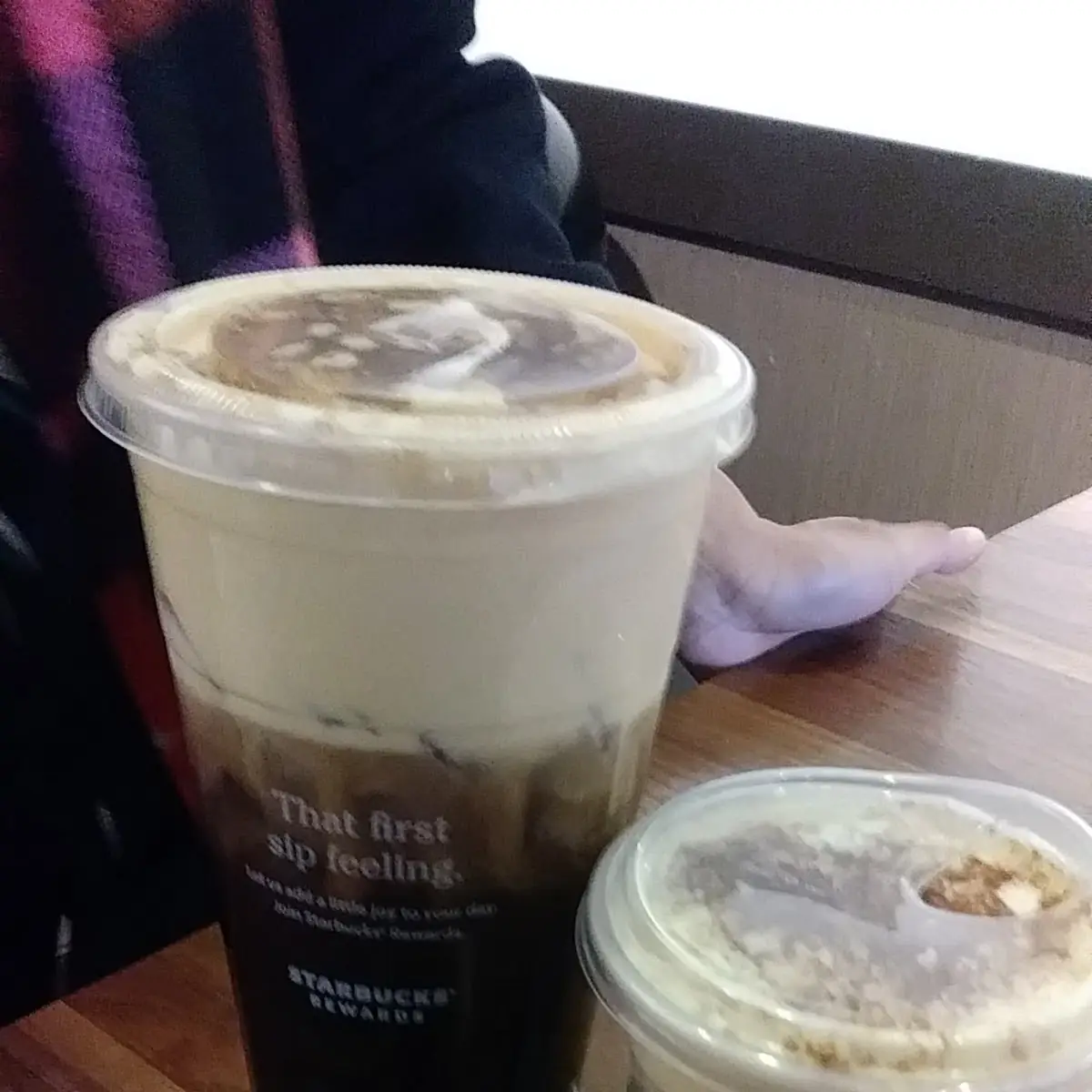 Vanilla Sweet Cream Cold Brew Iced Coffee with Extra Splash of Heavy Cream