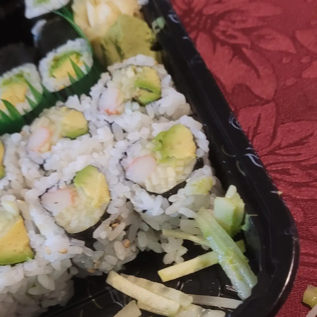Shrimp Avocado Roll Yellowtall Roll