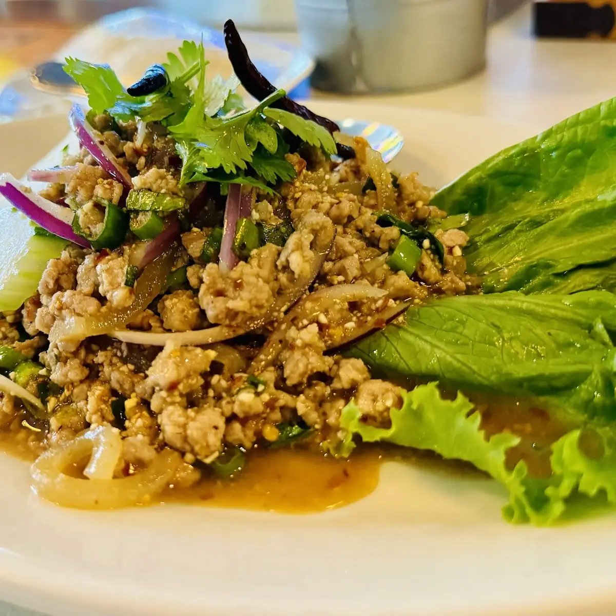 Thai Sautee Chicken Bao Bun