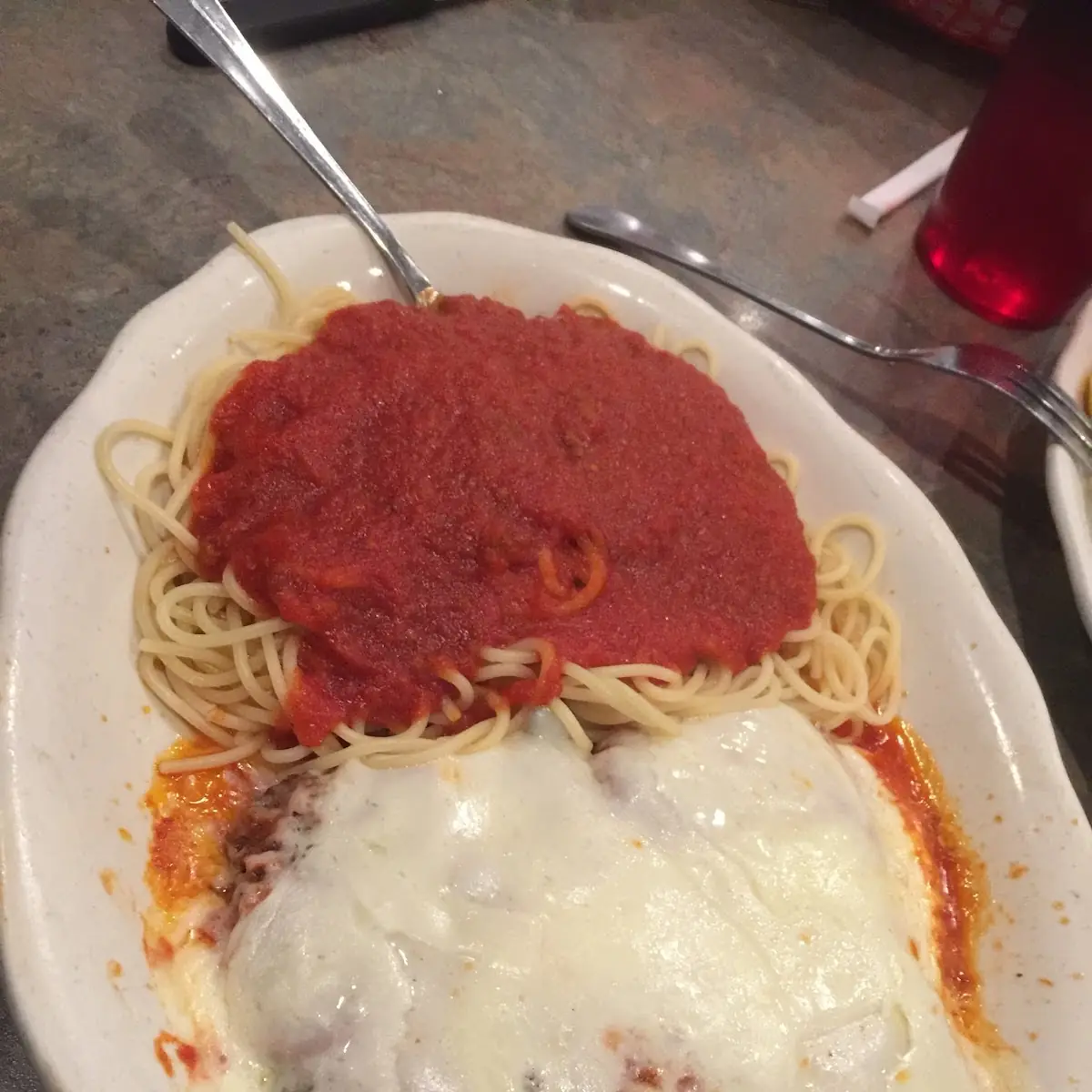 Chicken Parmesan Pasta Primavera