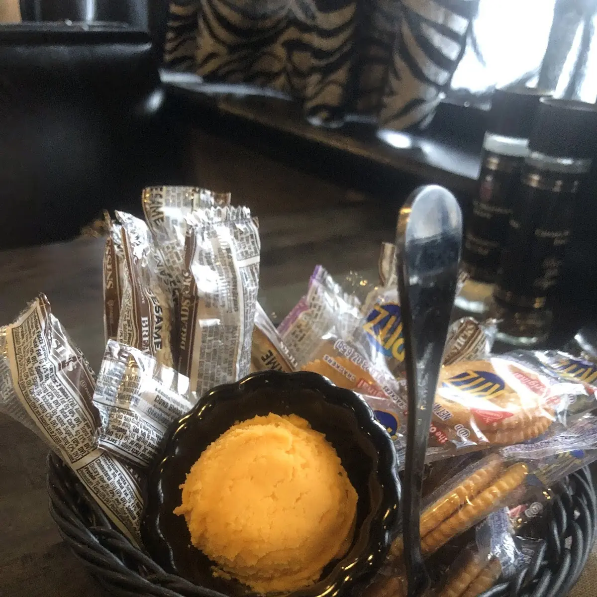 Cracker and Cheese Spread Basket