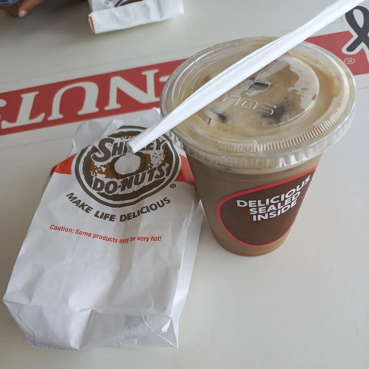 Kolache and Salted Caramel Latte