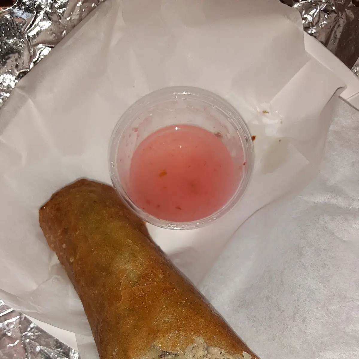 Jerk Chicken Spring Roll