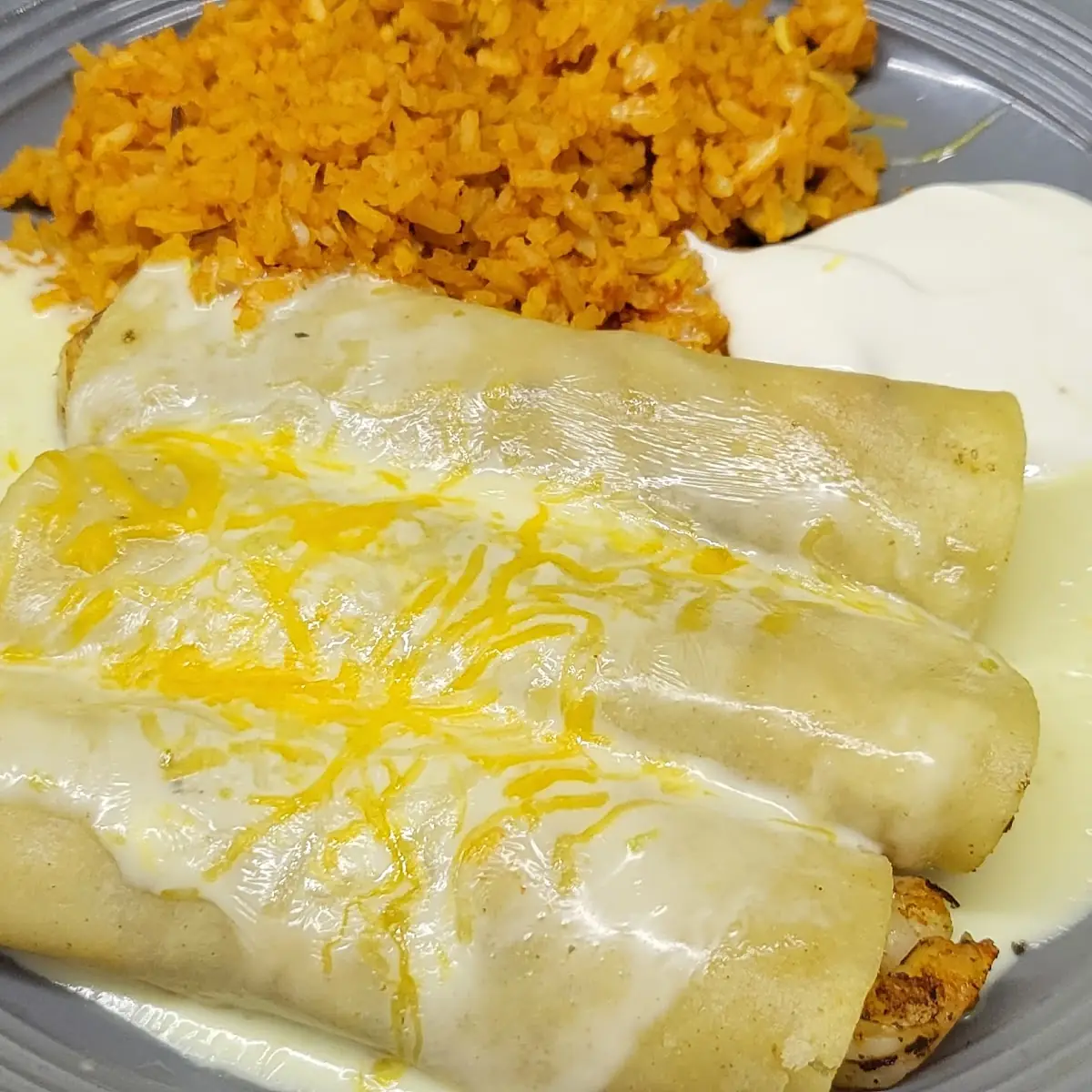 One Enchilada Rice and Beans