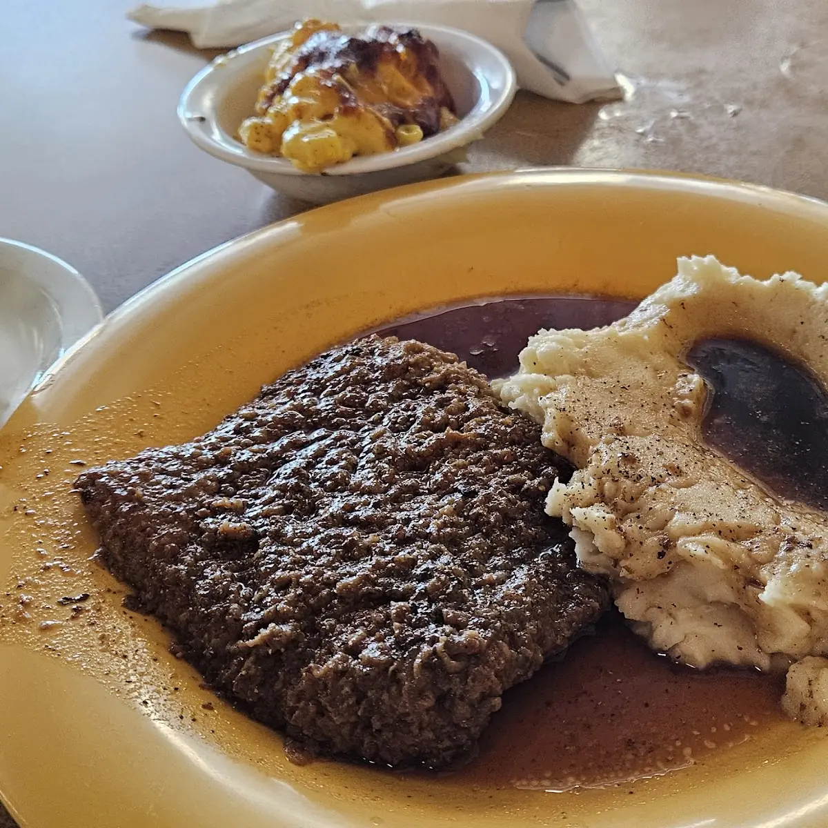 Salisbury Steak and Mashed Potatoes