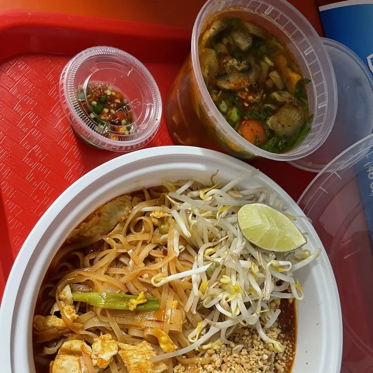 Big Tray Chicken Pad Thai