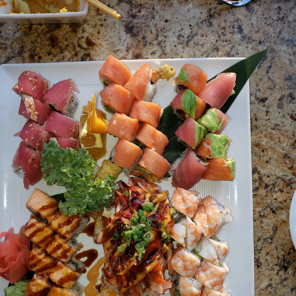 Several Sushi Rolls