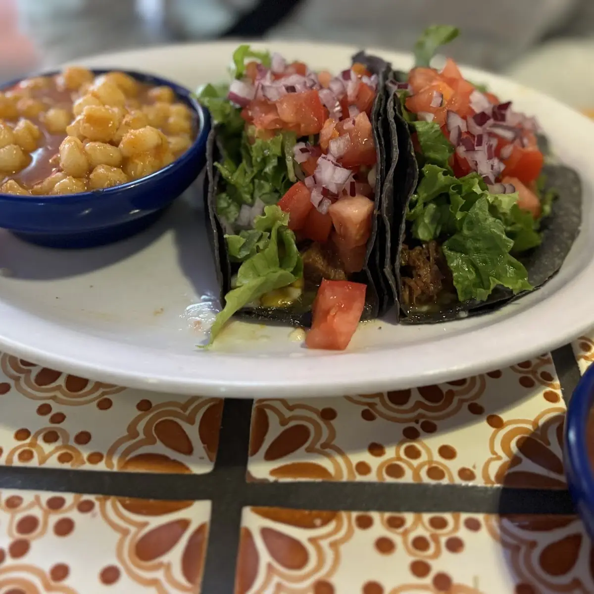 Blue Corn Tacos