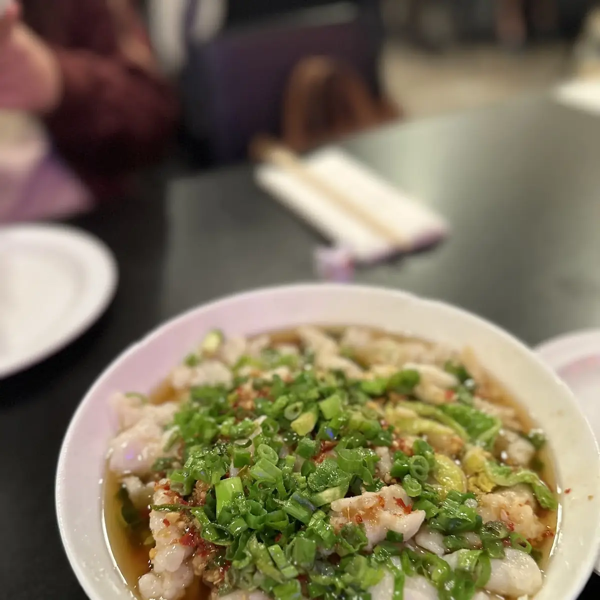 Spicy Poached Fish Fillet Dish
