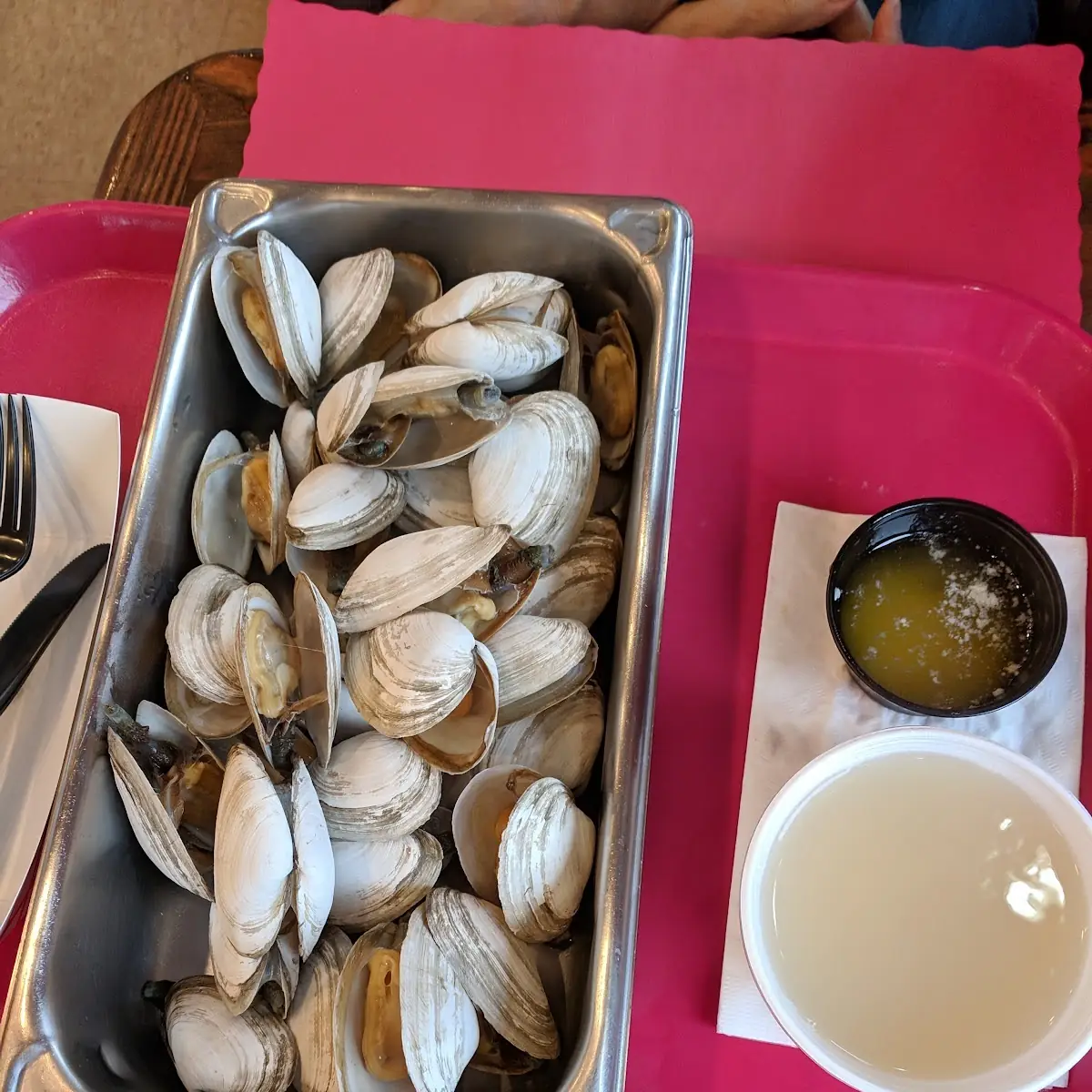 Quarts of Cold Clam Chowder