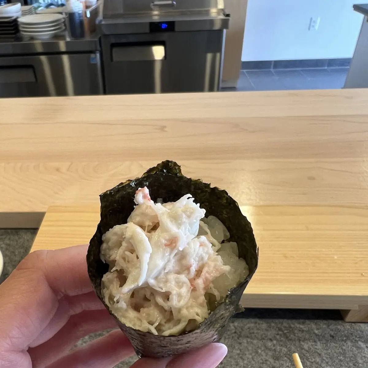 Crab Hand Roll