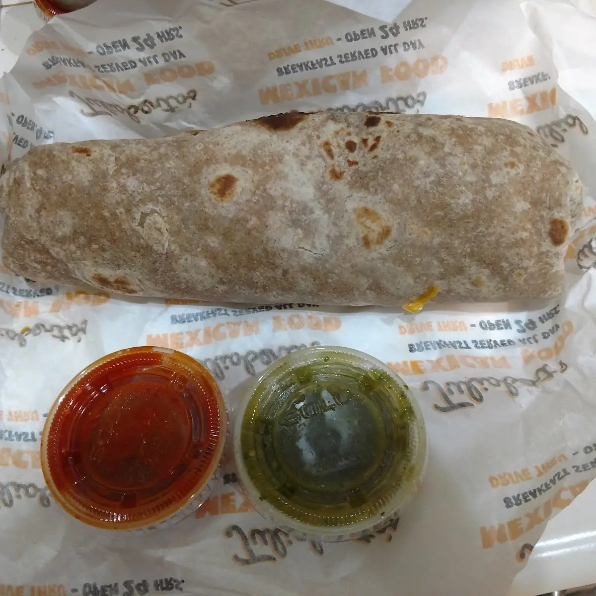 Burrito Whole Wheat Tortilla