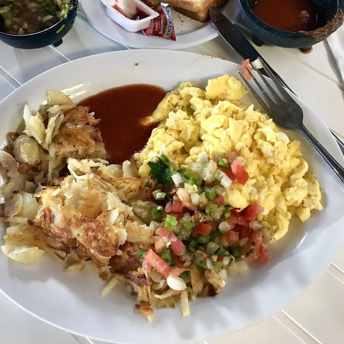 Scrambled Eggs Home Fries