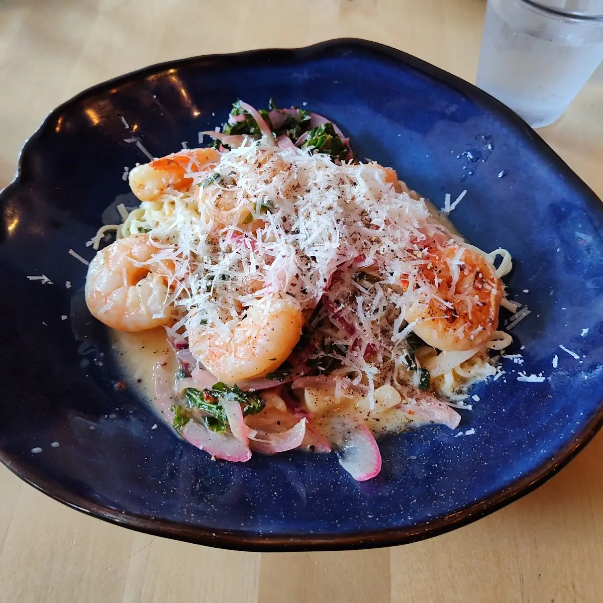 Shrimp Scampi with Fresh Flat Spaghetti