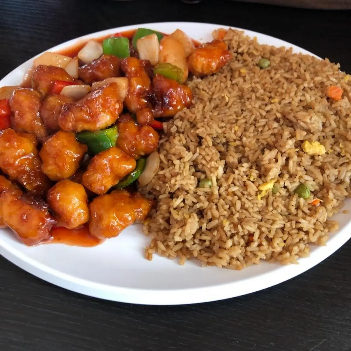 Sweet and Sour Chicken Rice