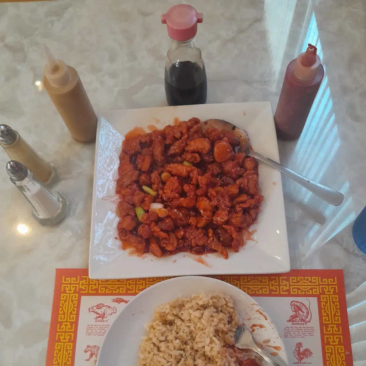 Orange Chicken Brown Rice