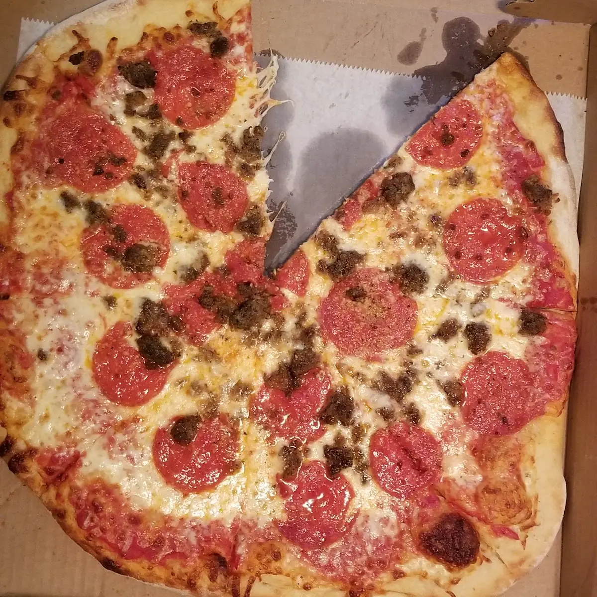 Pepperoni and Meatball Pizza