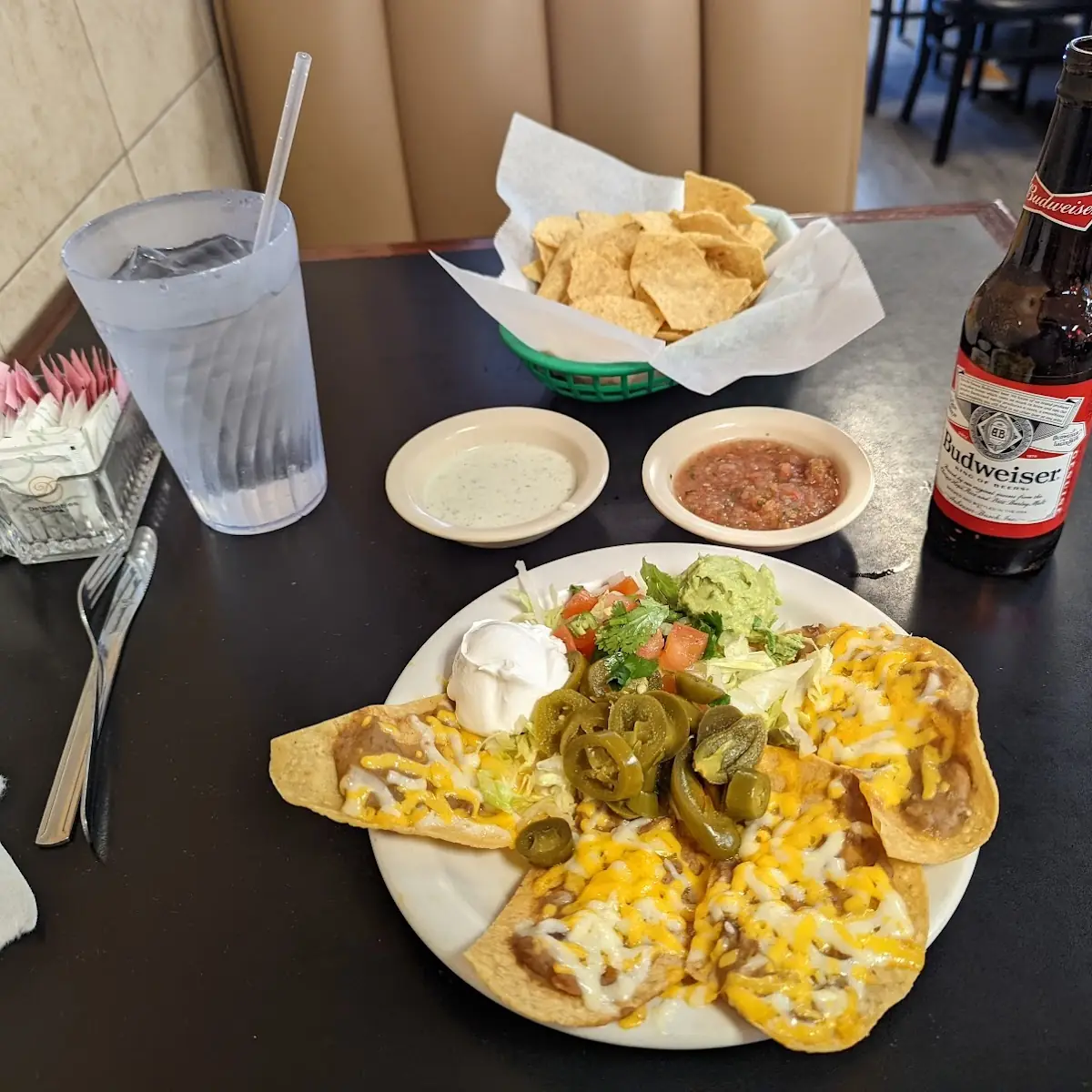 Bean & Cheese Nachos