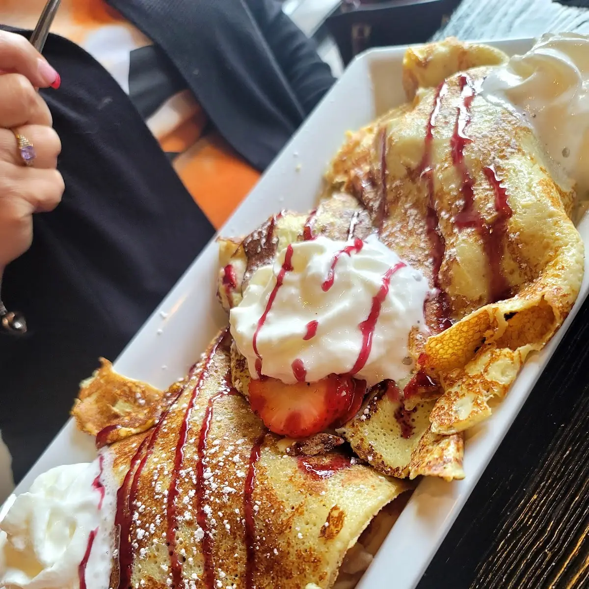 Strawberry Banana Crepes