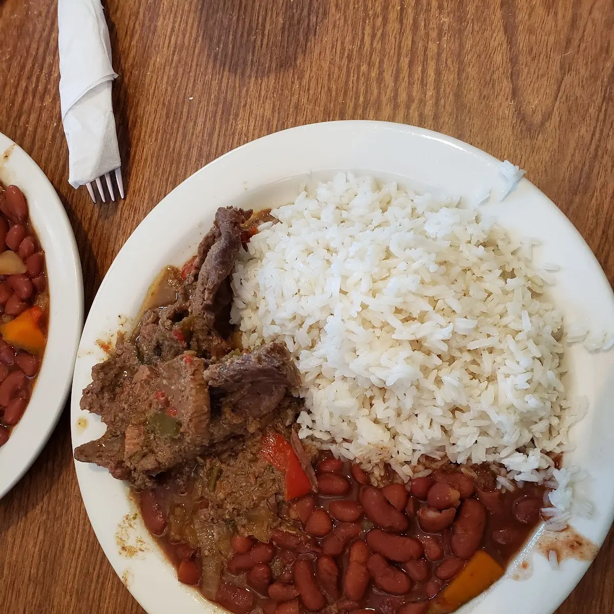 White Rice and Beans Beef Stew