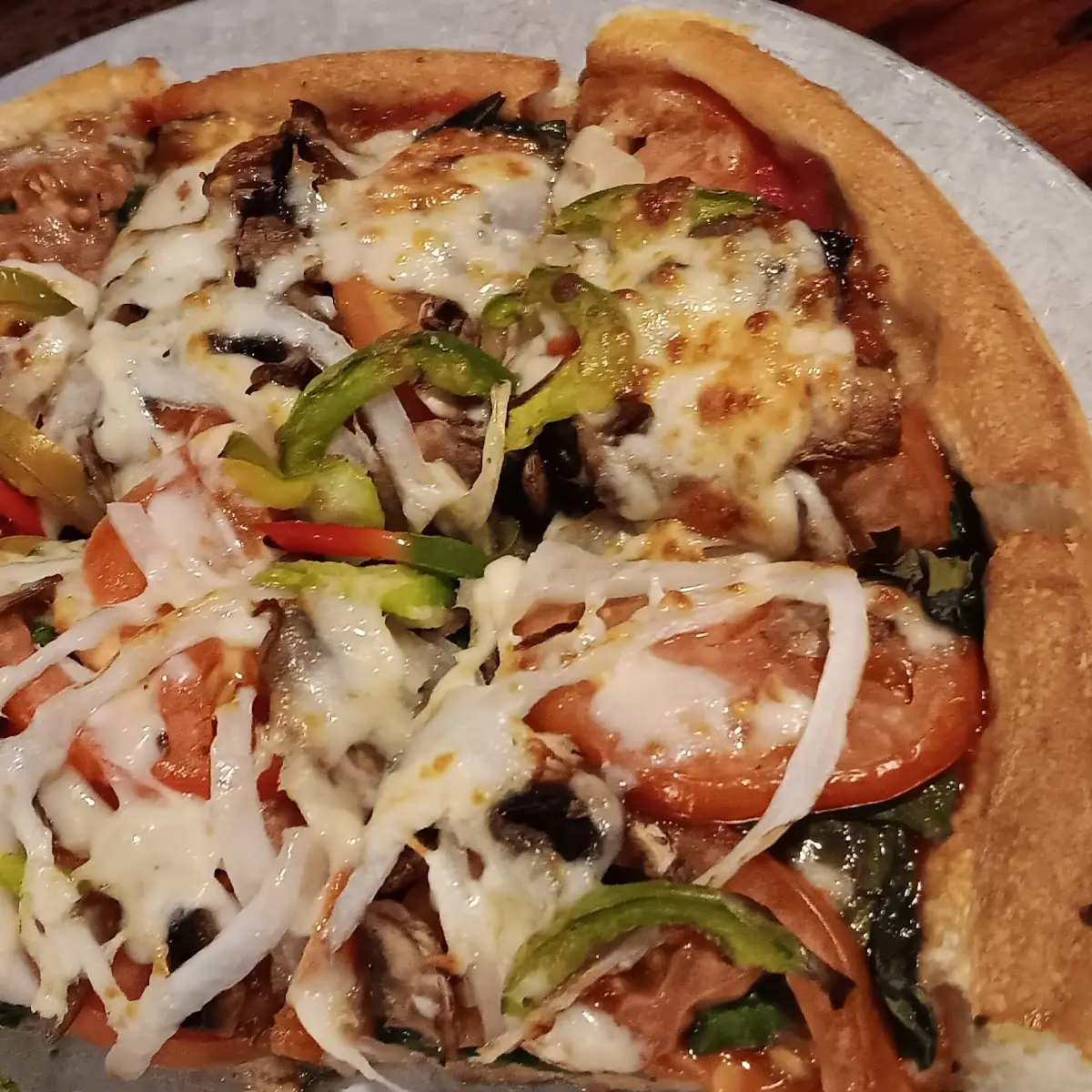 Veggie Pizza w Spinich