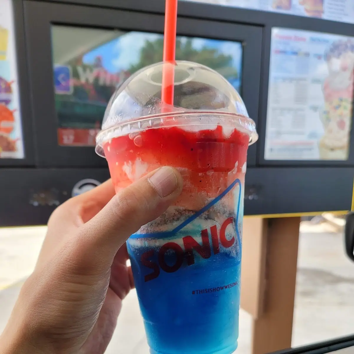 Red White and Blue Slush