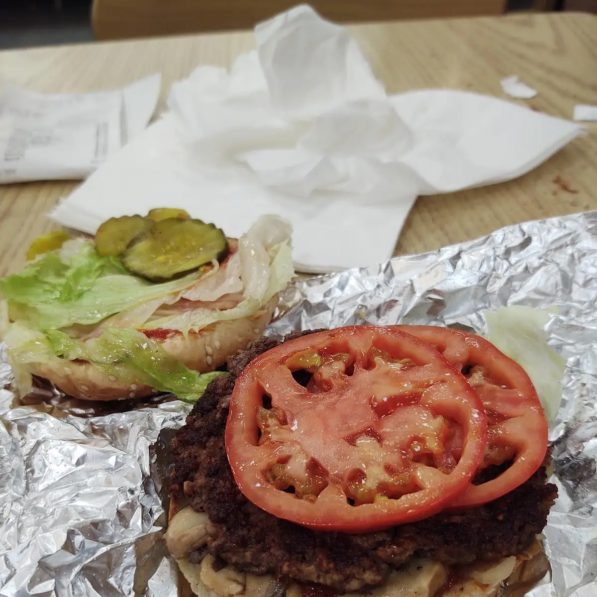 Mushroom Swiss Burger