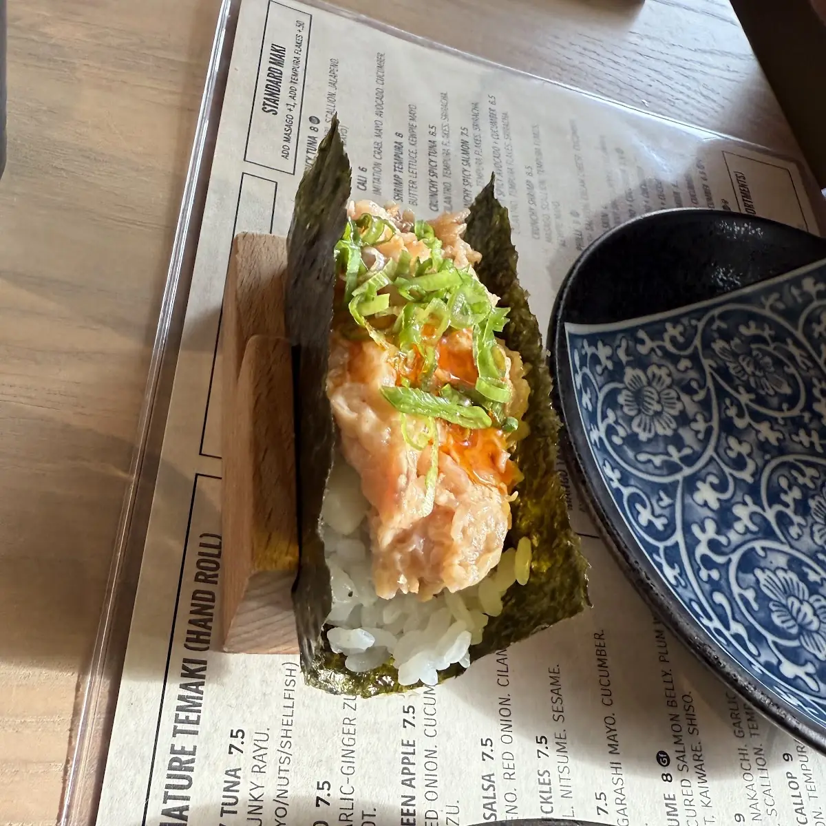 Spicy Hamachi Hand Roll