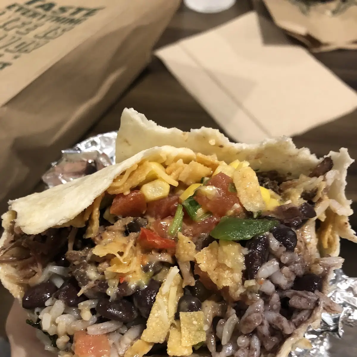 Adobo Chicken Burrito