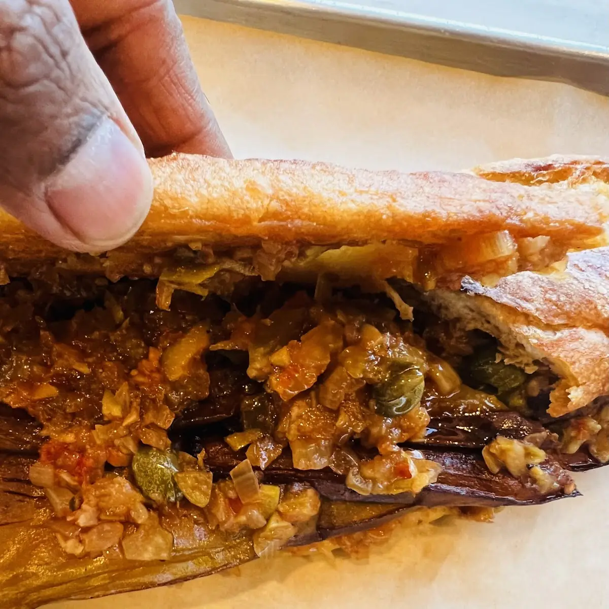 Eggplant Sandwich
