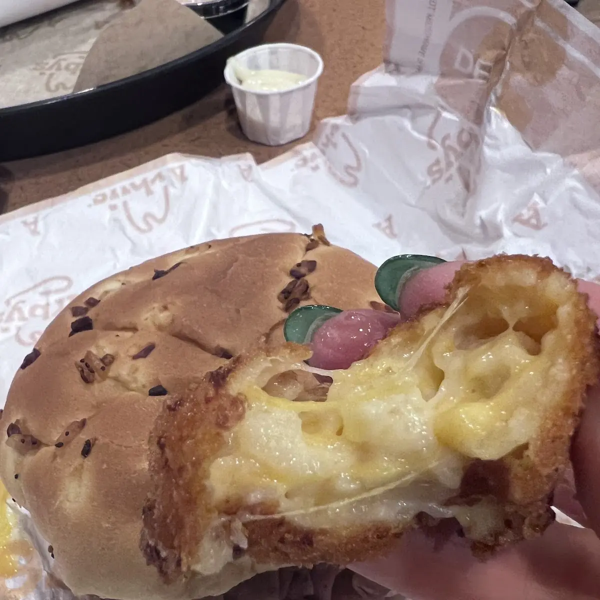 Gooey Cheese Pull