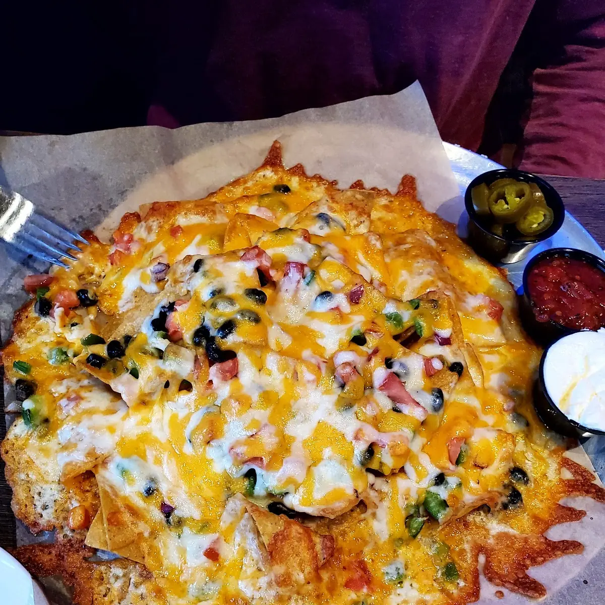 Black Bean Nachos