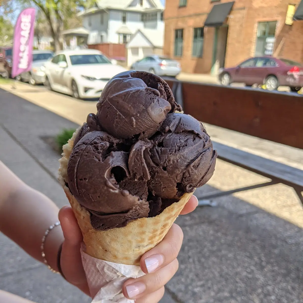 Waffle Cone Double