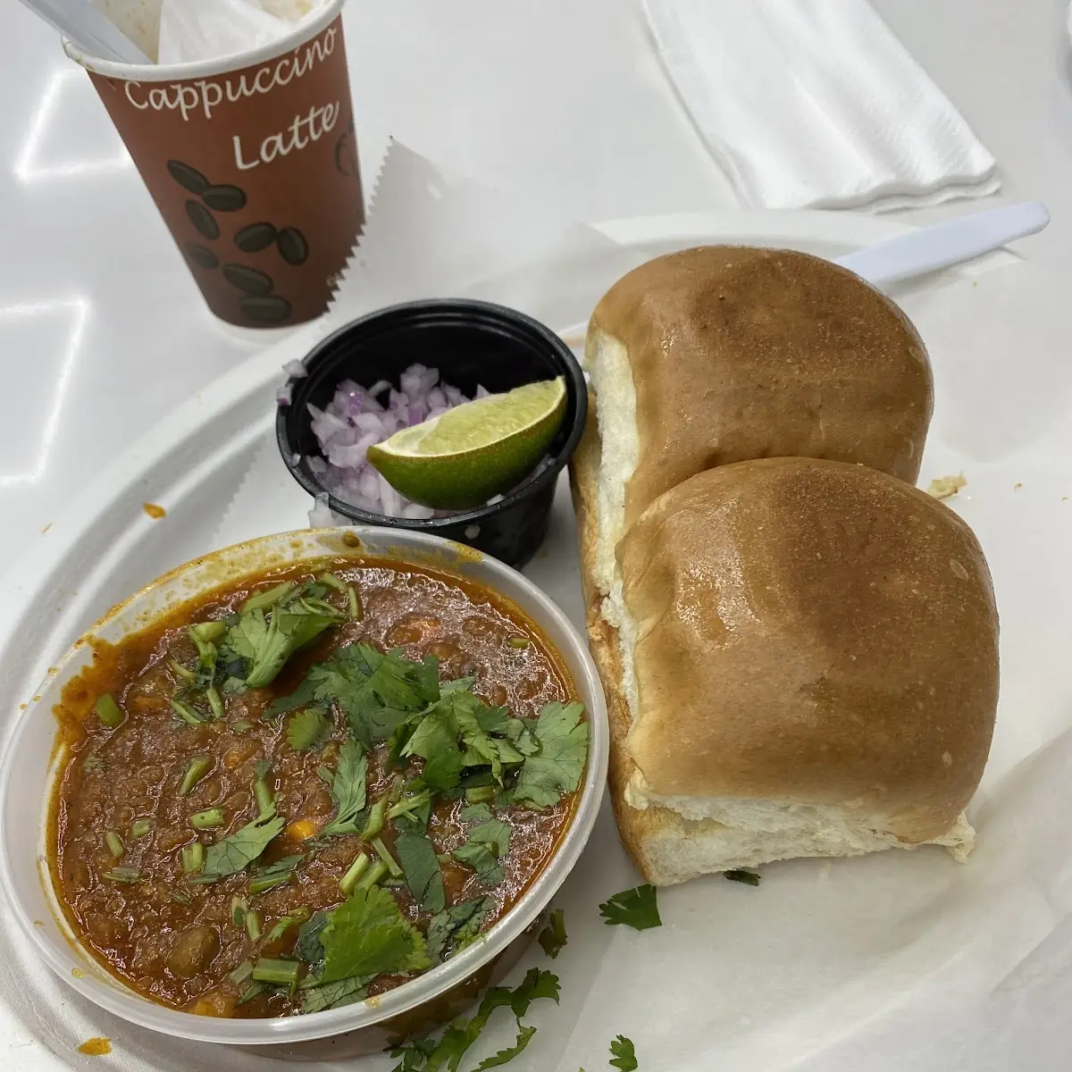 Pav Bhaji 3 pcs