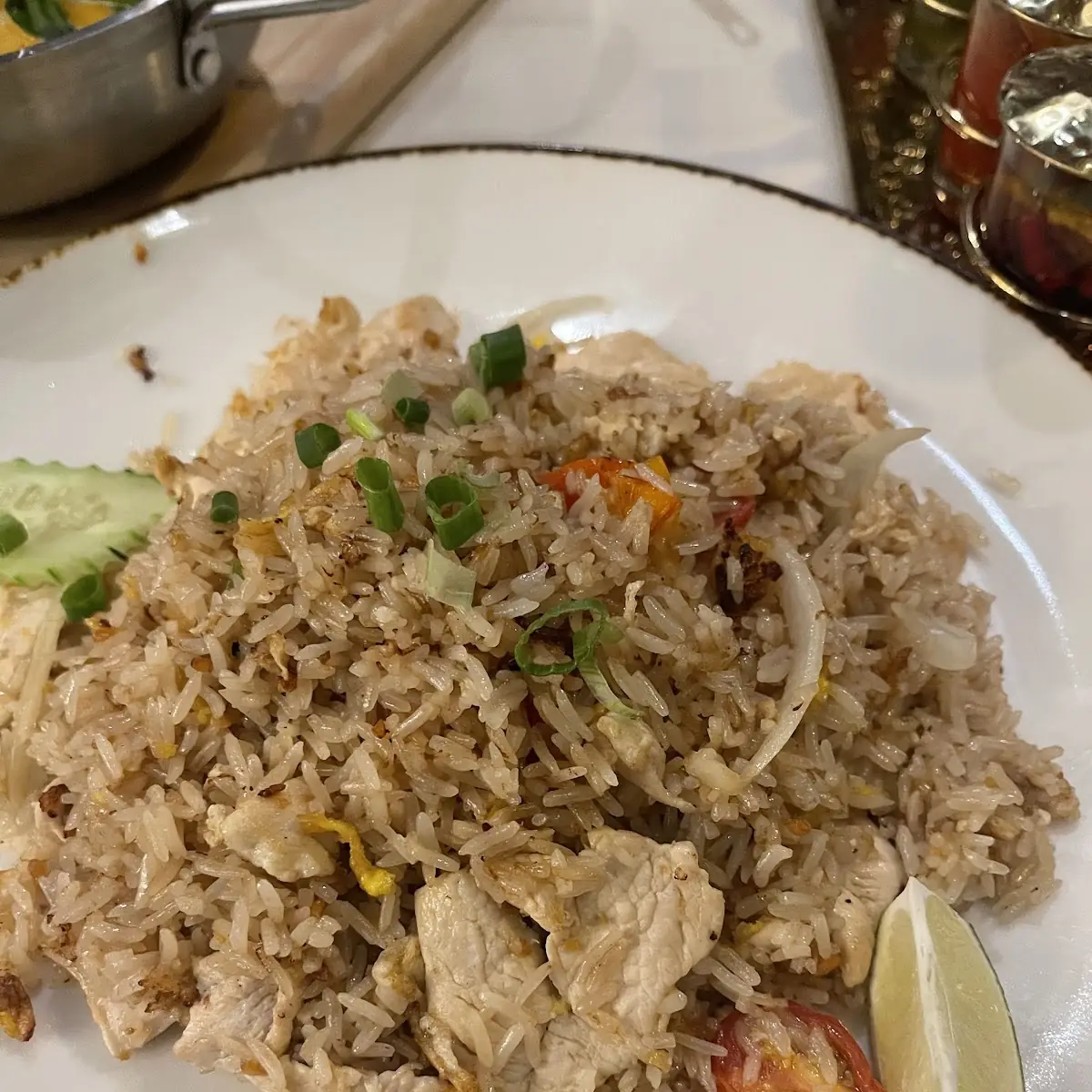 Thai Basil Fried Rice Dish