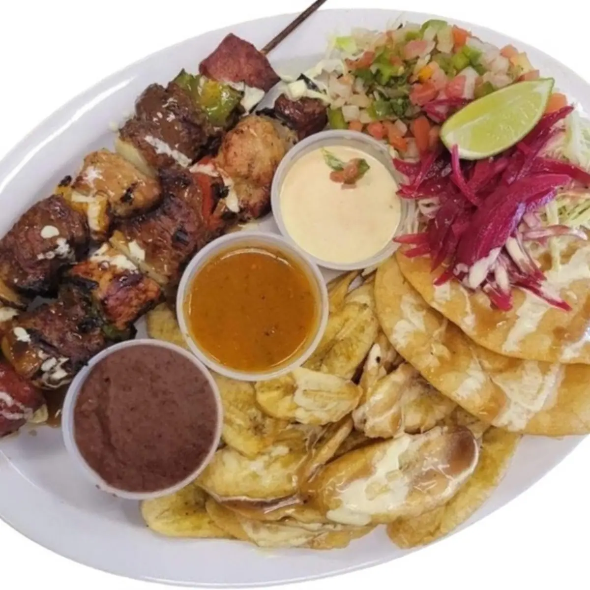 Pinchos de Pollo Res Y Puerco