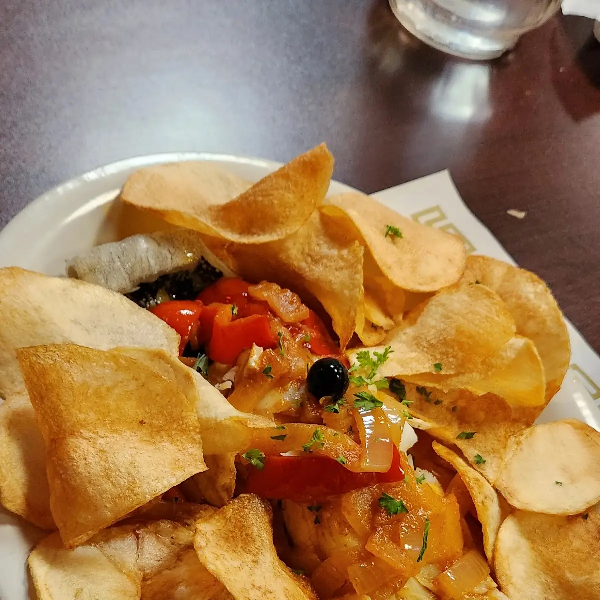 Grilled Cod Fish and Chips