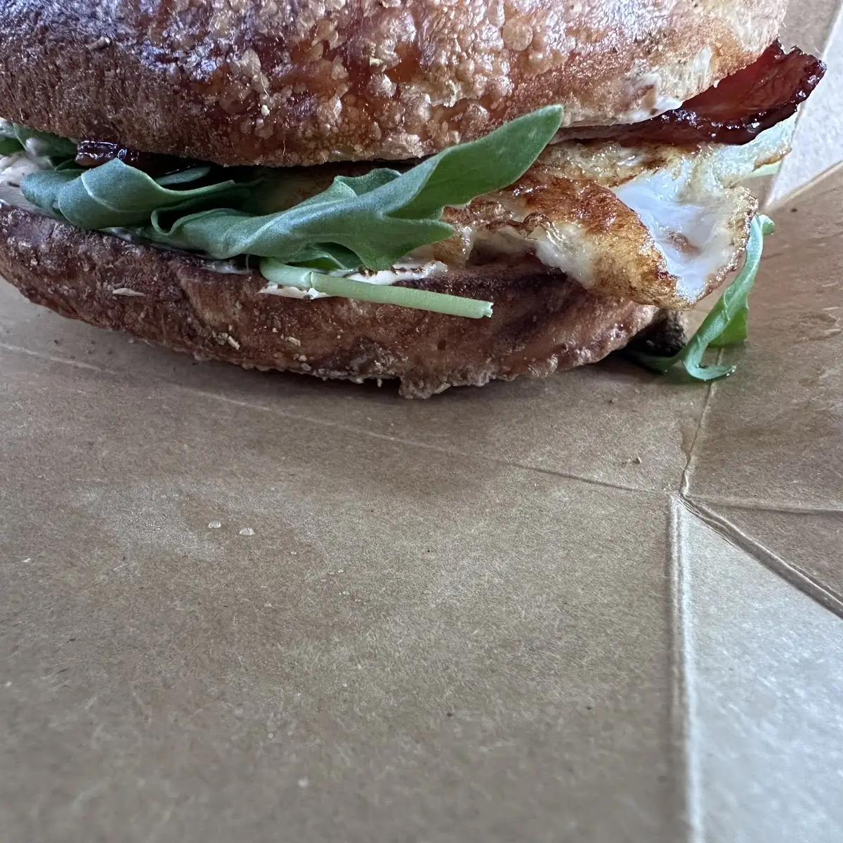 Farm Bagel Sandwich
