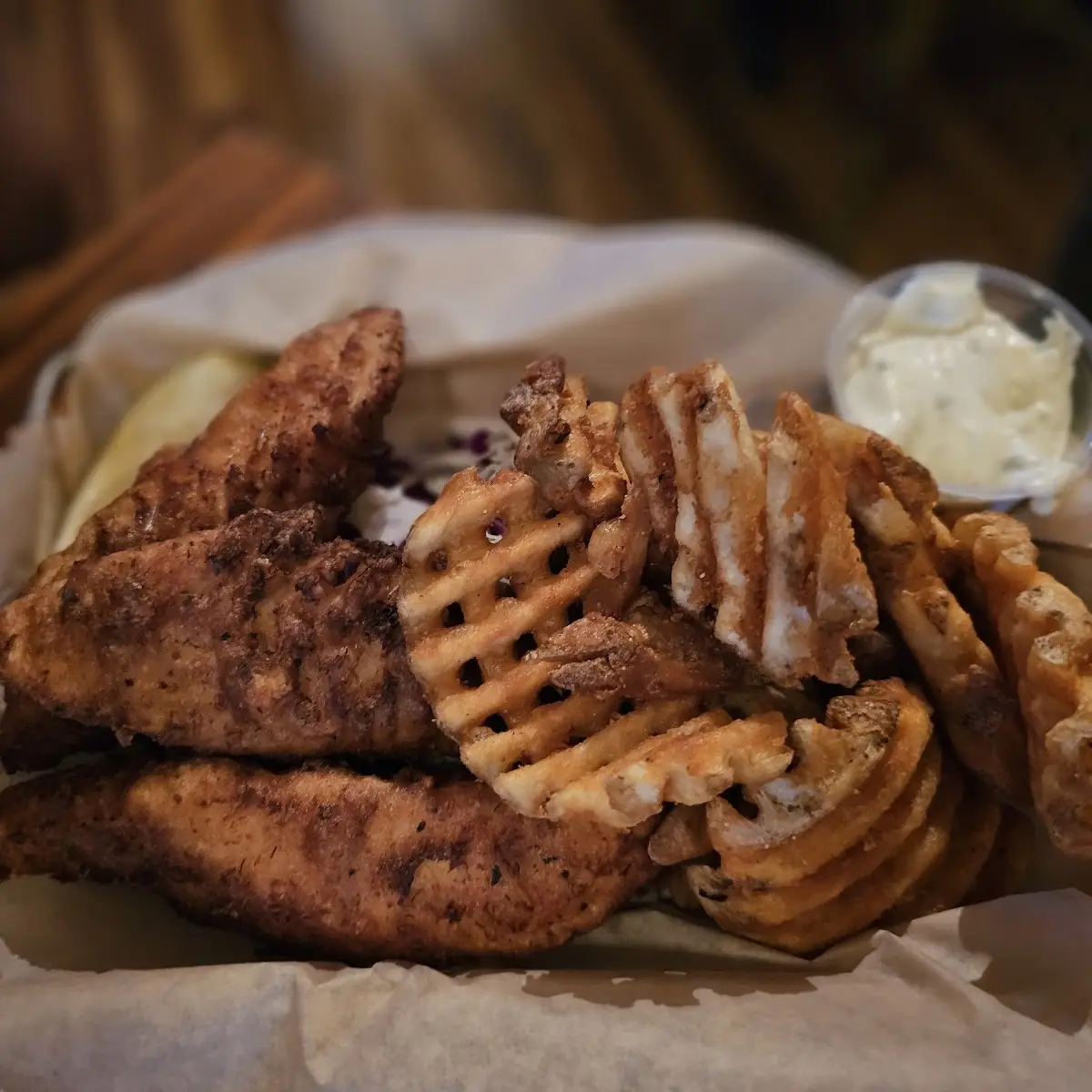 Basket Waffle Fries