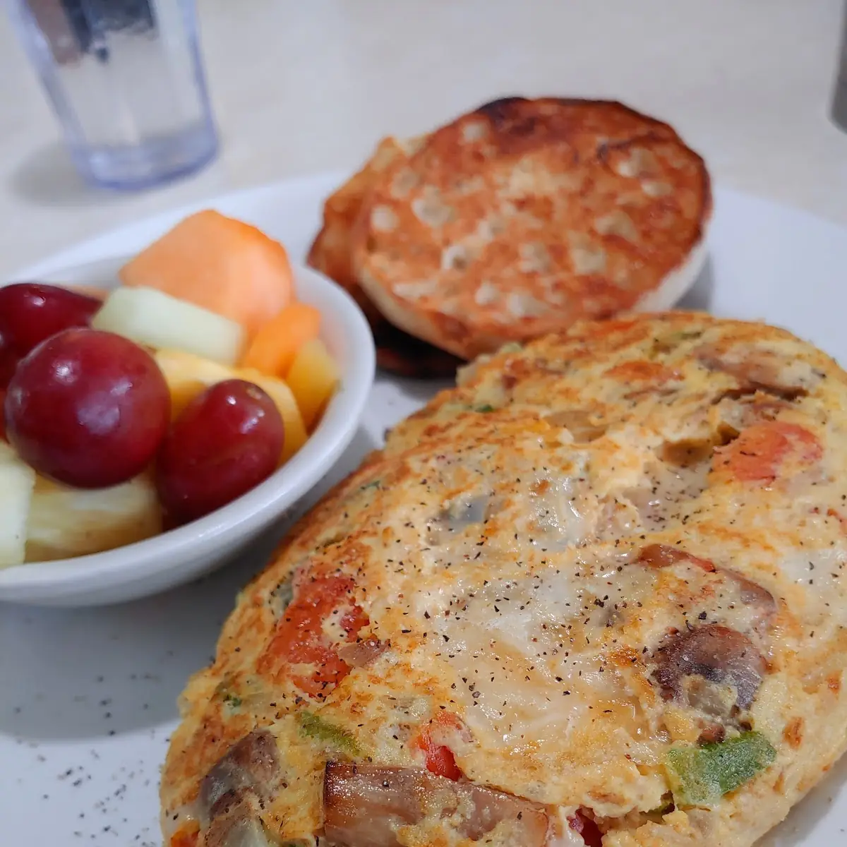 Veggie Omelette with Swiss