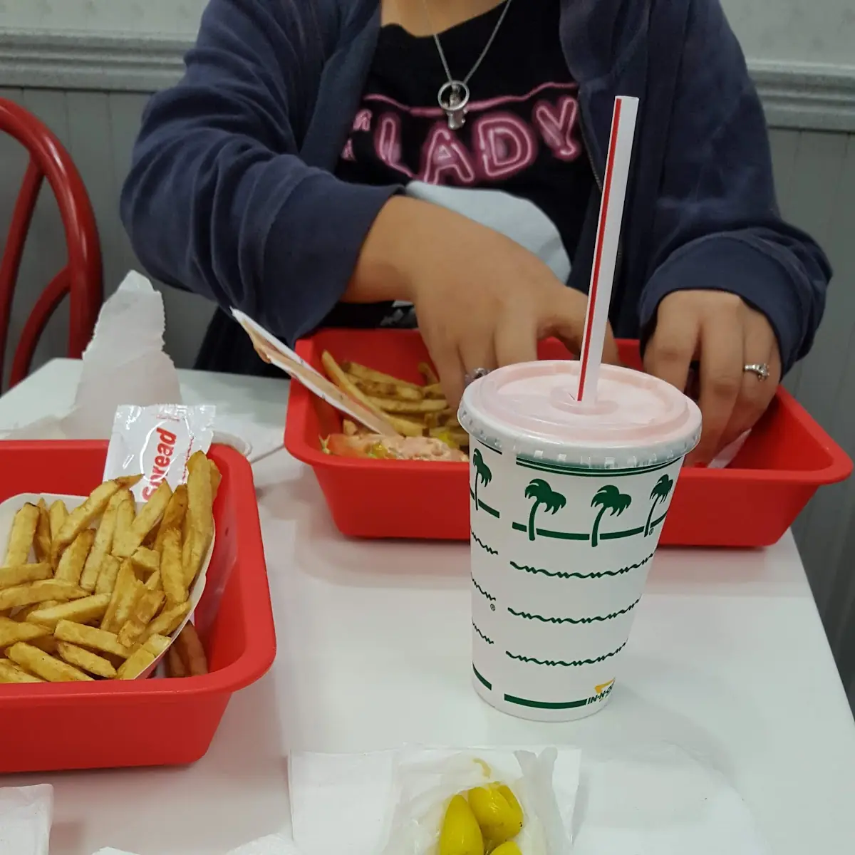 Burger Fries & Shake